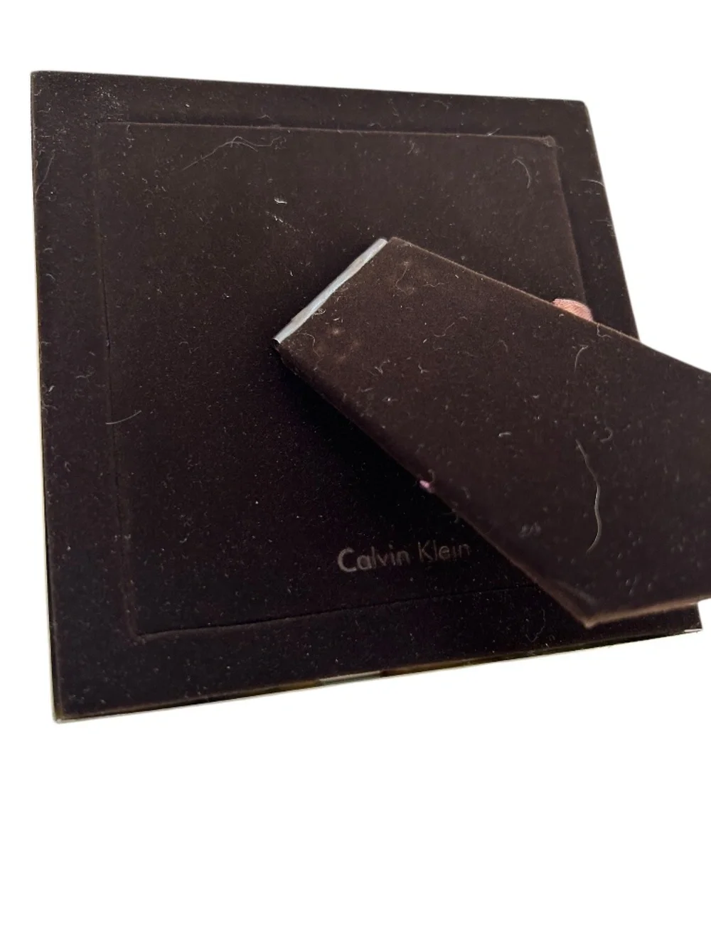Calvin Klein NEW in box silver plate picture frame 3 1/2